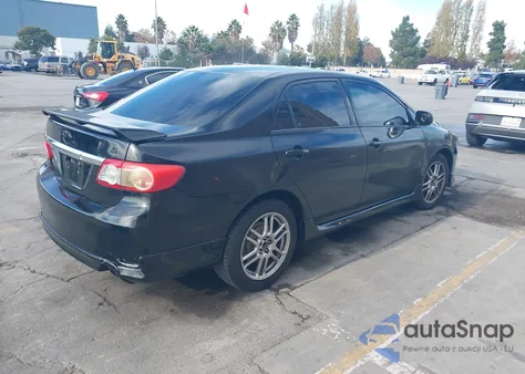 2011 Toyota Corolla S z USA, uszkodzony, nr VIN 2T1BU4EE1BC640283